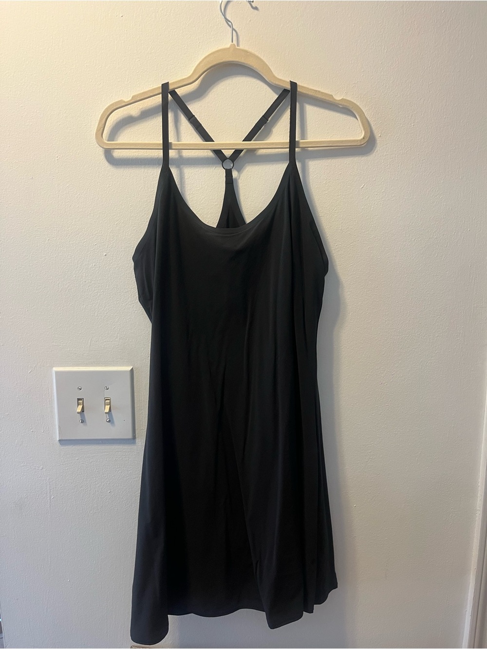 Outdoor Voices Black Tank Top with Scoop Neck